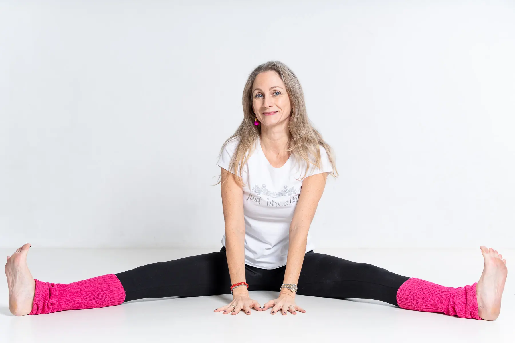 Spagat-Pose, Yoga-Fotografie in Wien